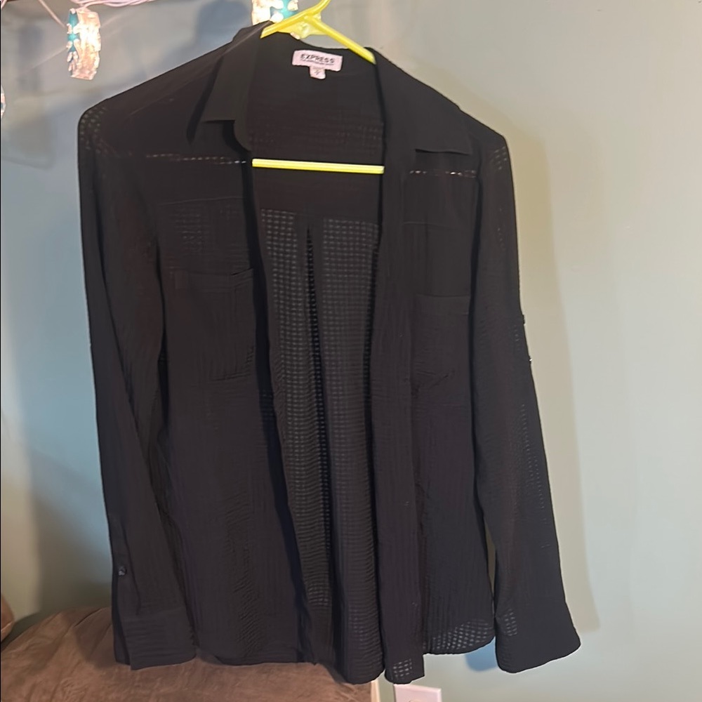 Express Black portofino shirt